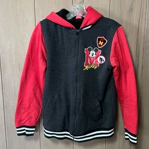 Kid’s Disney Mickey Mouse Plush Jacket with Hood